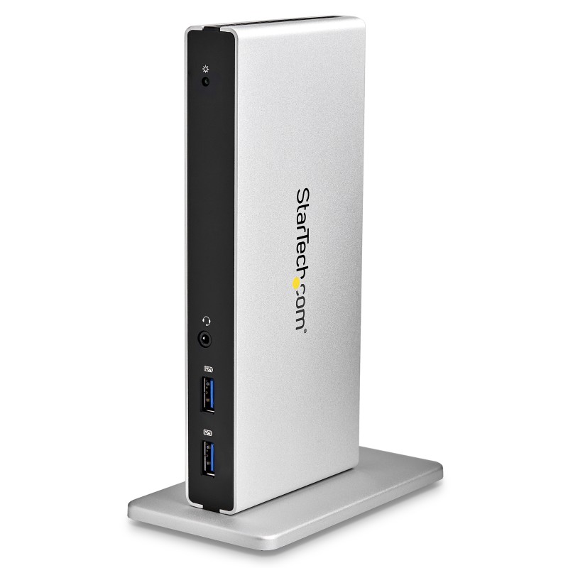 Image of StarTech.com Docking Station Universale per Laptop USB 3.0 dual-monitor DVI Gigabit Ethernet con adattatori HDMI / VGA -