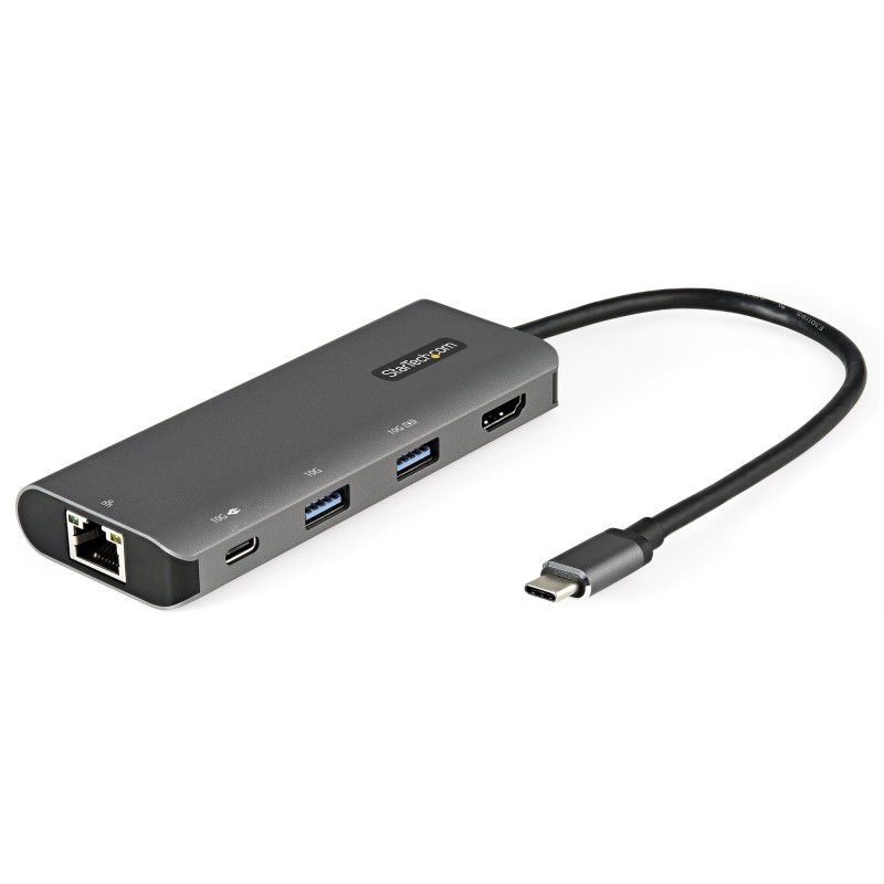 Image of StarTech.com Adattatore multiporta USB C da viaggio - Convertitore video type-C HDMI 4K 30Hz Mini docking station tipo a Power