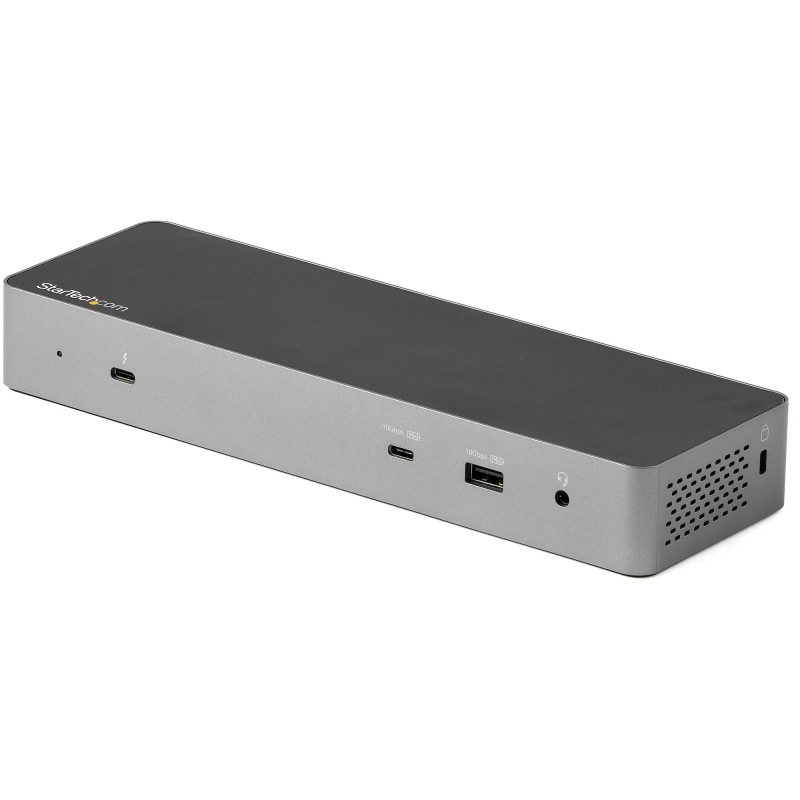 Image of StarTech.com Dock Thunderbolt 3 compatibile con USB-C - doppio monitor 4K 60Hz DisplayPort 1.4 o display HDMI Laptop Docking