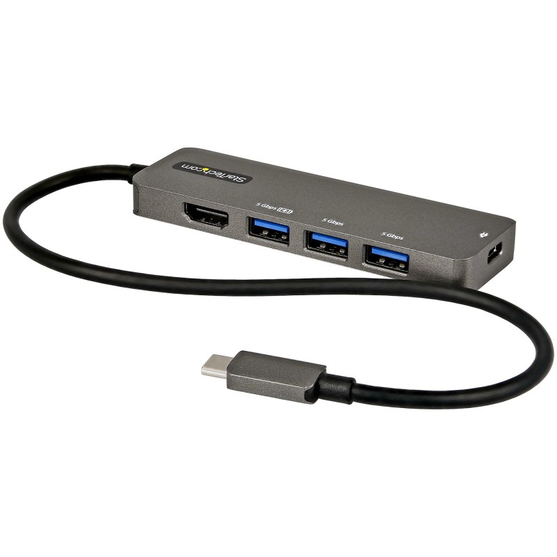 Image of StarTech.com Adattatore Multiporta USB-C - Mini Docking station da a HDMI 4K 60Hz (HDR10) con Pass-Through Power Delivery 100W