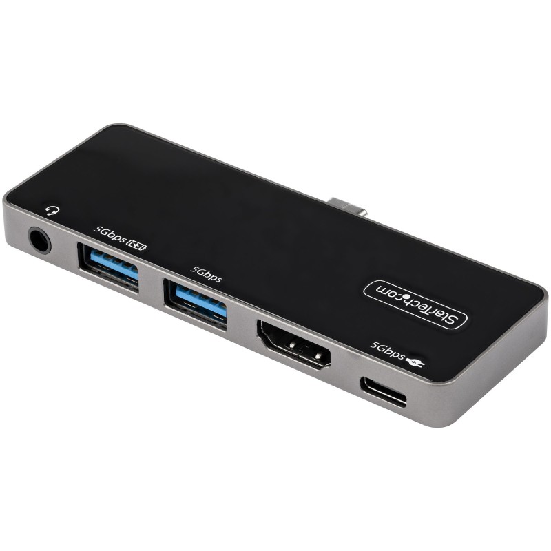 Image of StarTech.com Adattatore Multiporta USB C a HDMI 4K 60Hz, Hub 3.0 3 porte