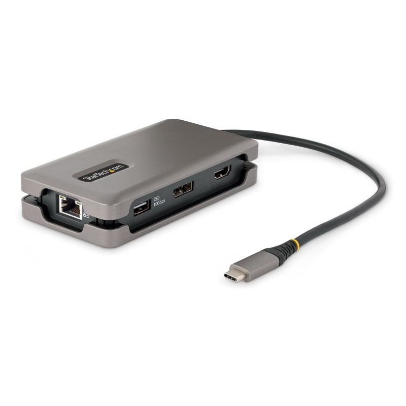 Image of StarTech.com Adattatore Multiporta USB-C - Docking Station USB Type C con HDMI/DP 4K60Hz Hub a 3 porte (1x ricarica) PD 100W