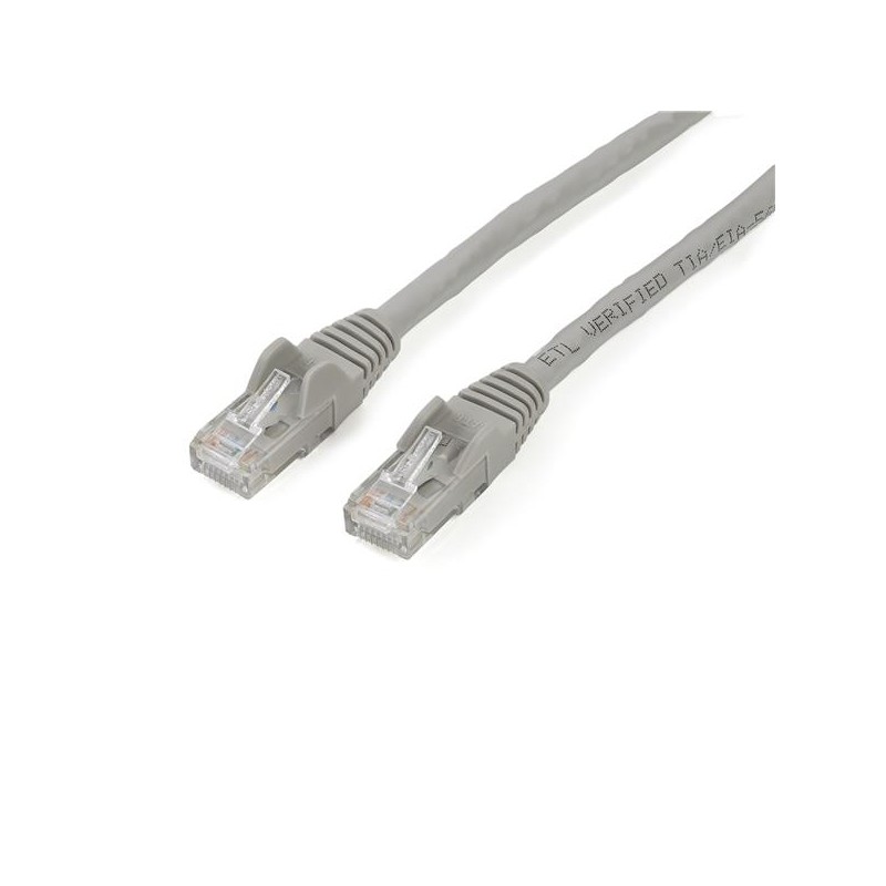 Image of StarTech.com Cavo di rete Cat 6 - Patch Ethernet Gigabit grigio antigroviglio da 2m