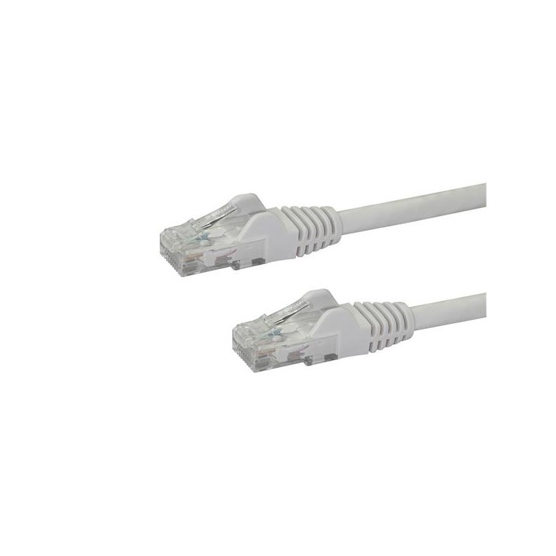 Image of StarTech.com Cavo di Rete Bianco Cat6 UTP Ethernet Gigabit RJ45 Antigroviglio - 50cm