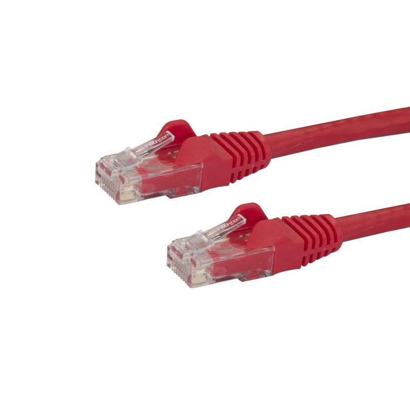 Image of StarTech.com Cavo di Rete Rosso Cat6 UTP Ethernet Gigabit RJ45 Antigroviglio - 50cm