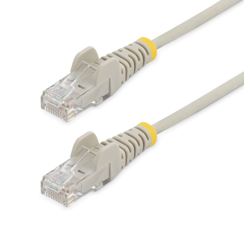 Image of StarTech.com Cavo di Rete Ethernet Snagless CAT6 da 1m - Patch antigroviglio slim RJ45 Grigio