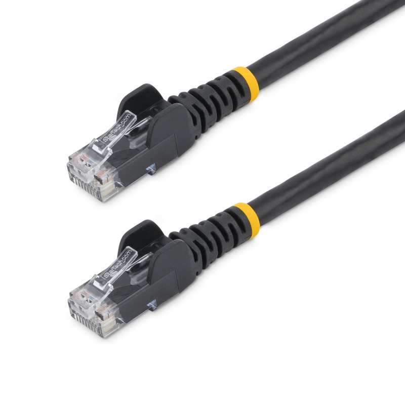 Image of StarTech.com Cavo di Rete da 10m Nero Cat5e Ethernet RJ45 Antigroviglio