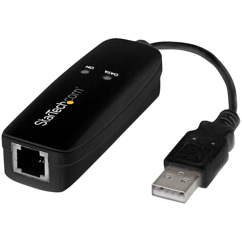 Image of StarTech.com Modem Fax USB 2.0 - Modeme sterno da 56K per V.92 Modem/dongle/adattatore hardware computer/portatile a presa