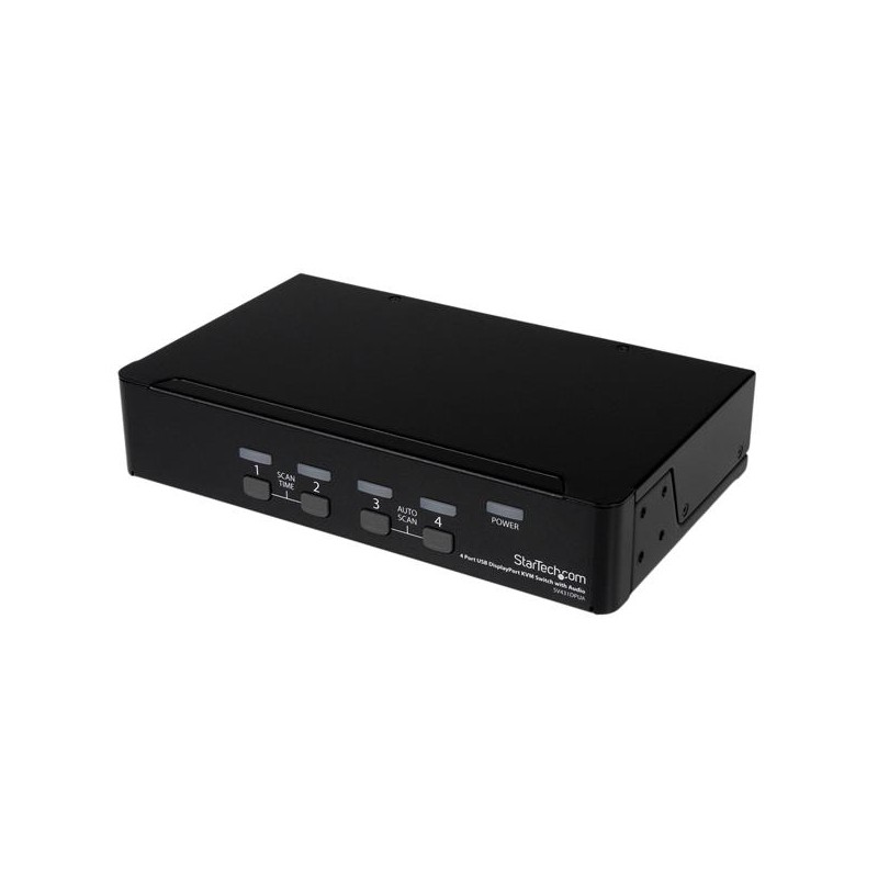 Image of StarTech.com Switch KVM DisplayPort USB a 4 porte con audio