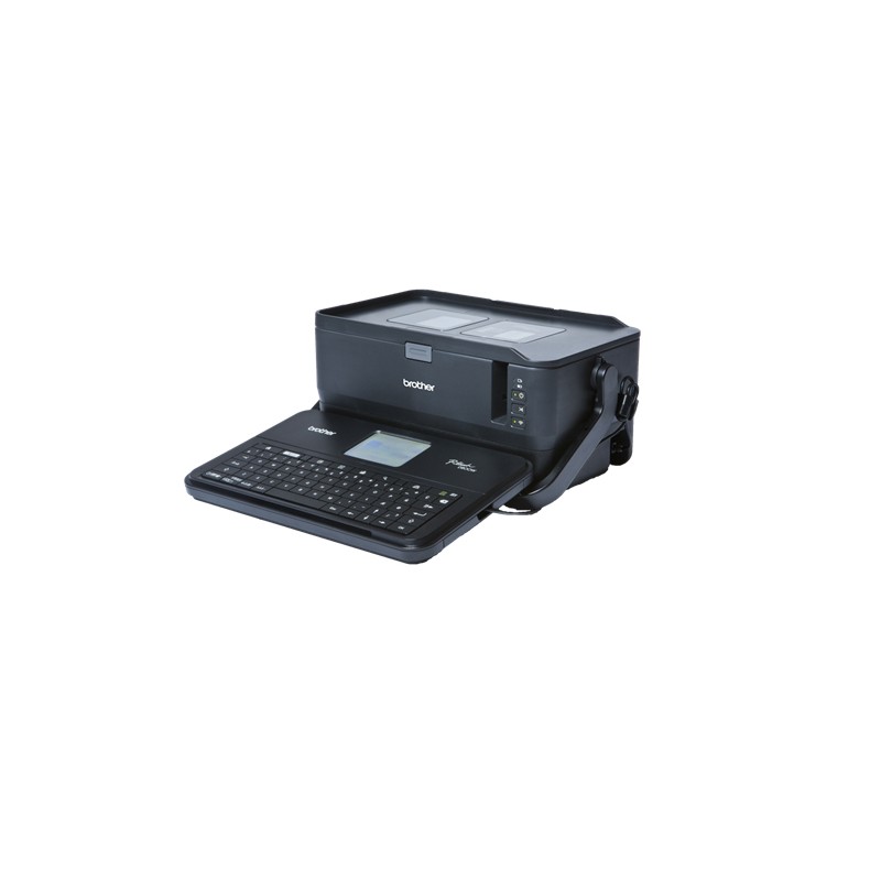Image of Brother PT-D800W stampante per etichette (CD) Trasferimento termico 360 x DPI 60 mm/s Con cavo e senza TZe Wi-Fi QWERTY