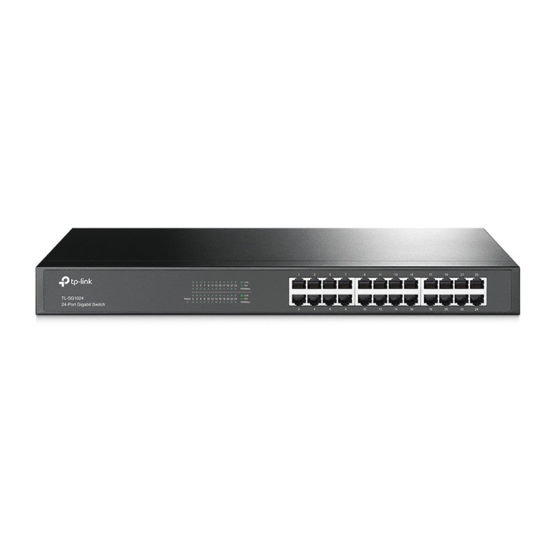 TP-Link TL-SG1024 switch di rete Non gestito L2 Gigabit Ethernet (10/100/1000) Nero