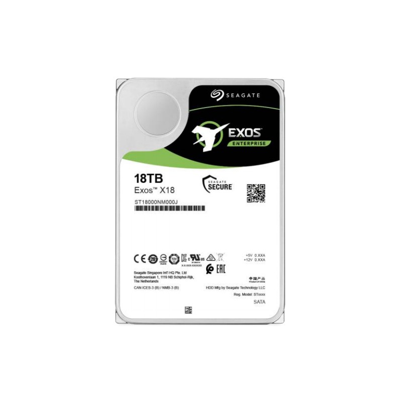 Seagate Enterprise ST18000NM000J disco rigido interno 3.5