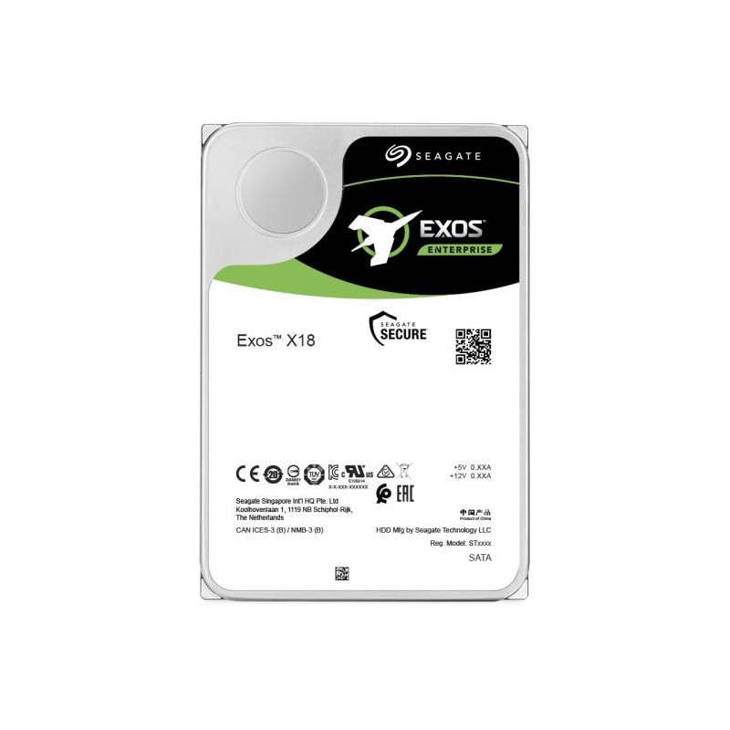 Image of Seagate Exos X18 3.5" 16 TB SAS