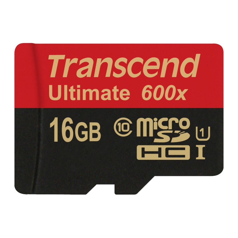 Image of Transcend 16GB microSDHC Class 10 UHS-I (Ultimate) MLC Classe