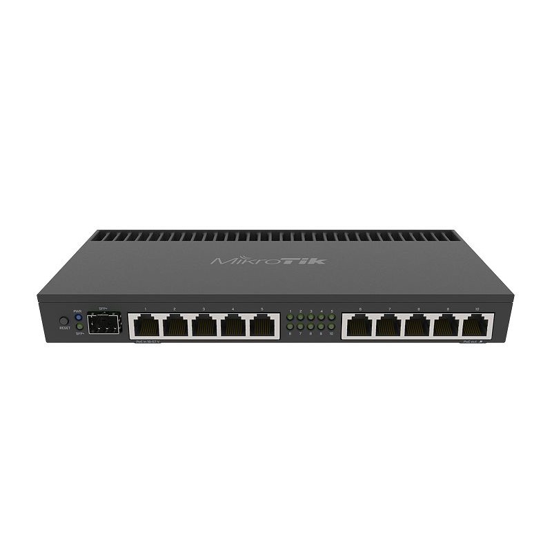 Image of Mikrotik RB4011IGS+RM router cablato Gigabit Ethernet Nero