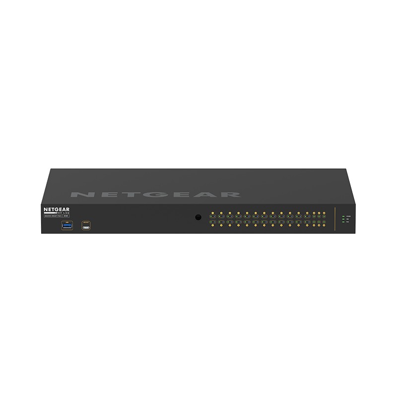 Image of NETGEAR GSM4230P-100EUS switch di rete Gestito L2/L3 Gigabit Ethernet (10/100/1000) Supporto Power over (PoE) 1U Nero
