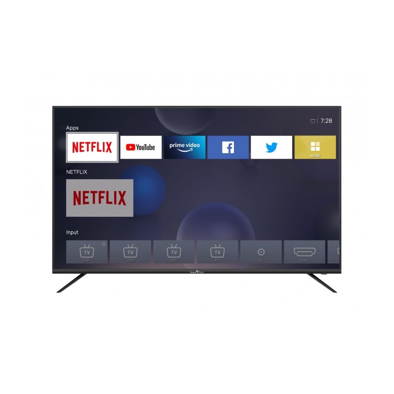 Image of Smart-Tech SMT55F30UV2M1B1 TV 139.7 cm (55") 4K Ultra HD Smart Wi-Fi Nero