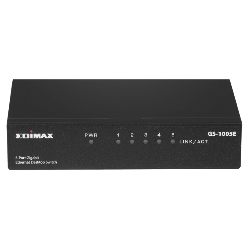 Edimax GS-1005E switch di rete Non gestito Gigabit Ethernet (10/100/1000) Nero