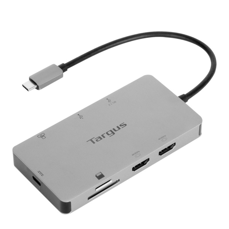 Targus DOCK423EU replicatore di porte e docking station per laptop Cablato USB 3.2 Gen 1 (3.1 1) Type-C Argento