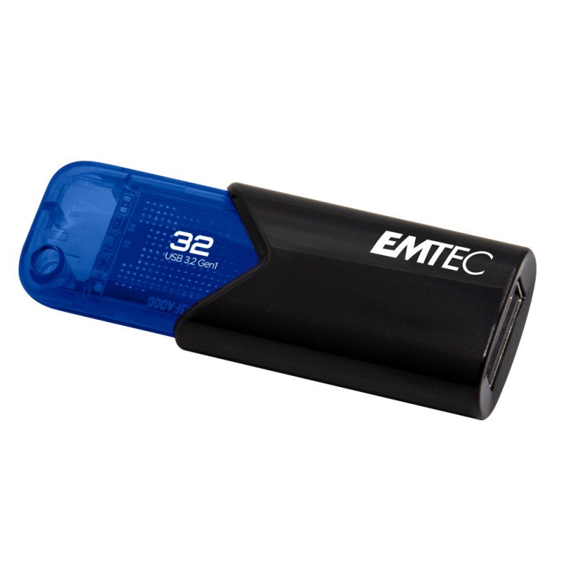 Image of Emtec B110 Click Easy 3.2 unità flash USB 32 GB tipo A Gen 2 (3.1 2) Nero, Blu