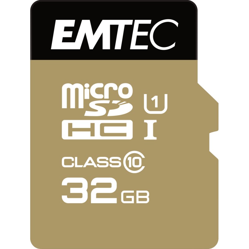 Image of Emtec microSD Class10 Gold+ 32GB MicroSDHC Classe 10