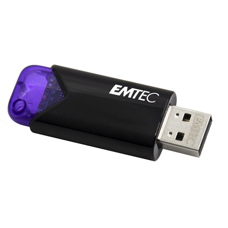 Image of Emtec Click Easy unità flash USB 128 GB tipo A 3.2 Gen 1 (3.1 1) Nero, Viola