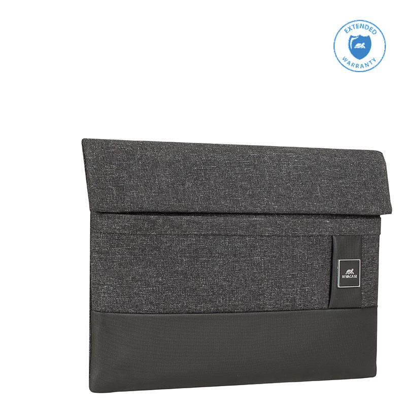 Image of Rivacase 8803 BLACK MELANGE borsa per laptop 33.8 cm (13.3") Custodia a tasca Nero