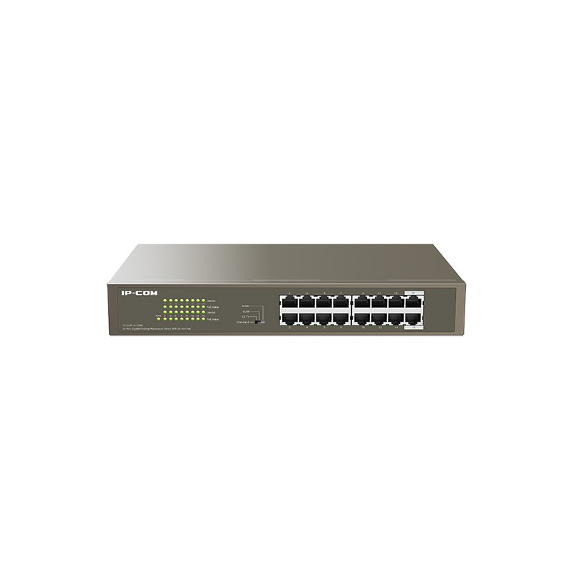 Image of IP-COM Networks G1116P-16-150W switch di rete Gigabit Ethernet (10/100/1000) Supporto Power over (PoE) Grigio