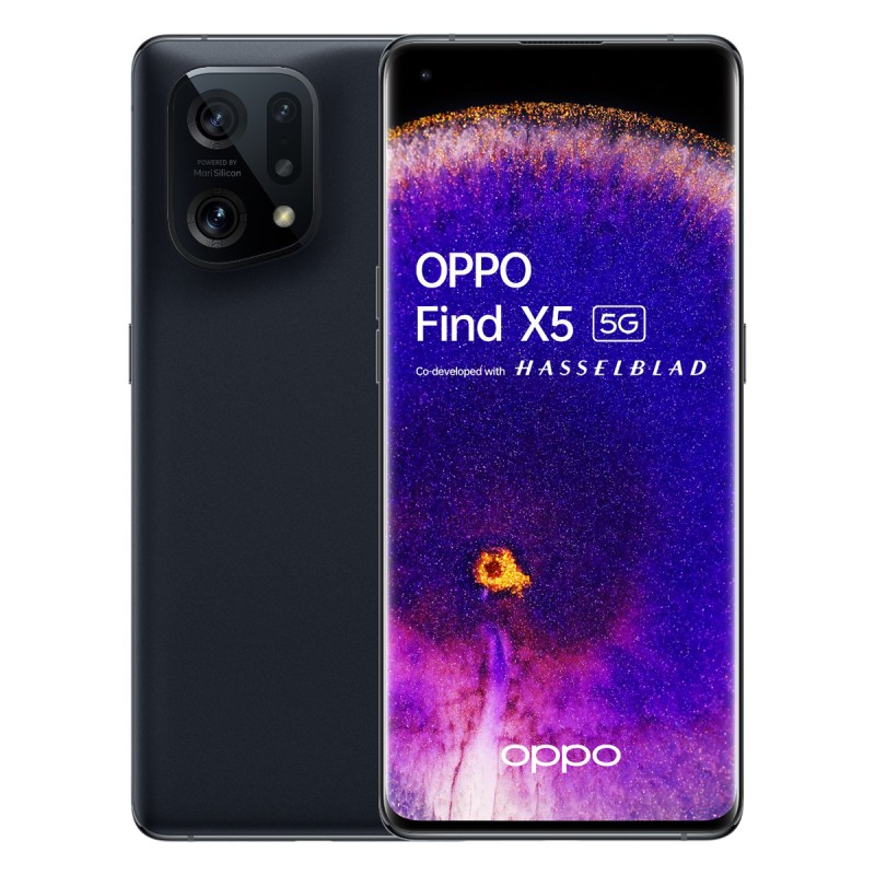Image of OPPO Find X5 16.6 cm (6.55") Doppia SIM Android 12 5G USB tipo-C 8 GB 256 4800 mAh Nero