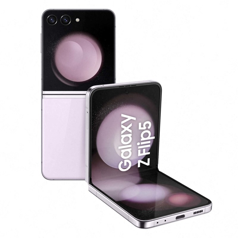 Image of Samsung Galaxy Z Flip5 RAM 8GB Display 3,4" Super AMOLED/6,7" Dynamic AMOLED 2X Lavender 512GB