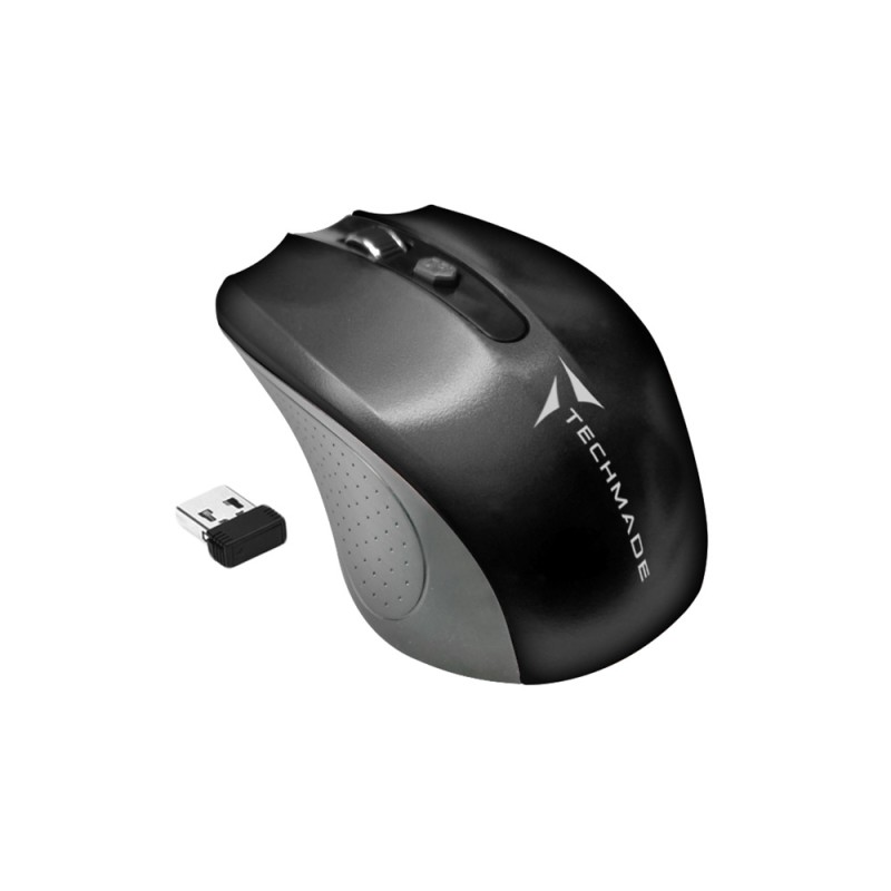 Image of Techmade TM-XJ30-BK mouse Ambidestro RF Wireless Ottico 1600 DPI