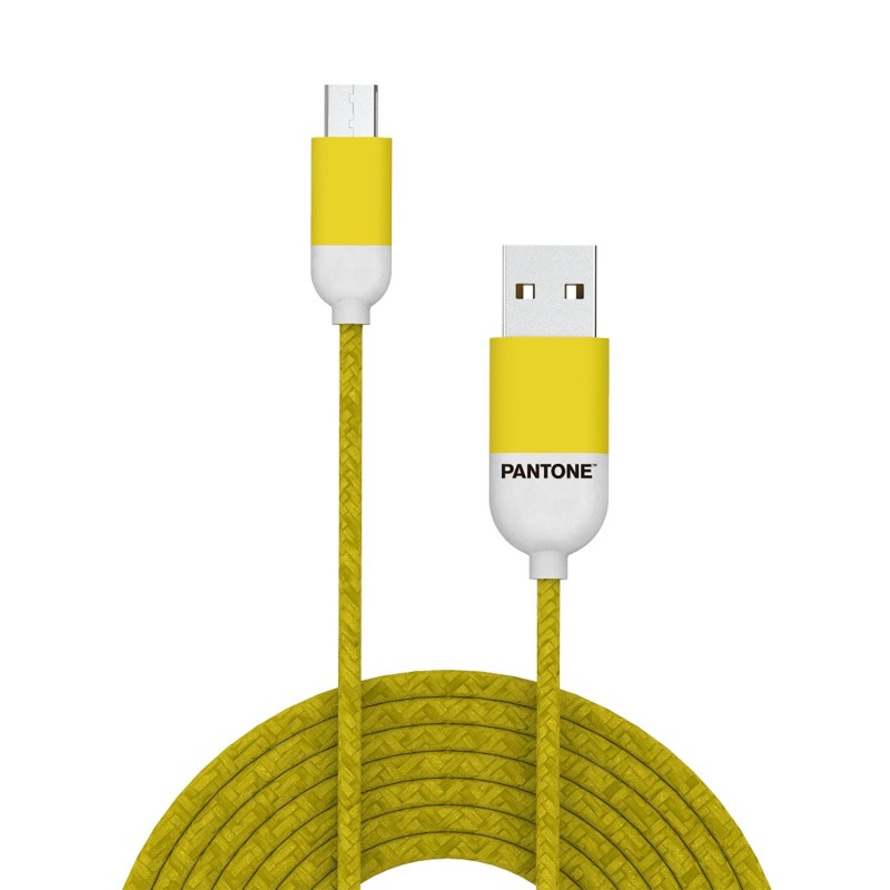 Pantone PT-MC001-5Y cavo USB 1.5 m 2.0 Micro-USB A Giallo