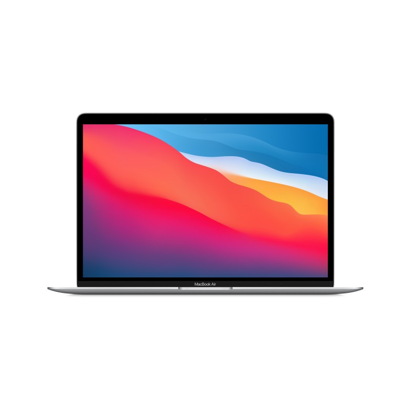 apple - consumer systems apple macbook air 13 m1 8-core cpu 7-core gpu 256gb argento uomo