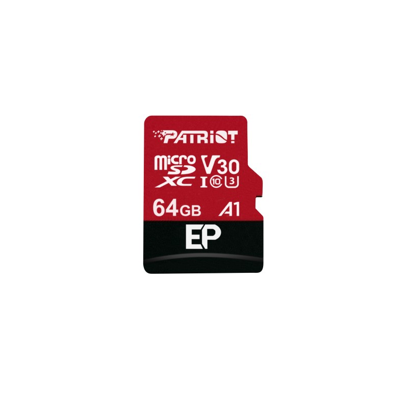 Image of Patriot Memory PEF64GEP31MCX memoria flash 64 GB MicroSDXC Classe 10