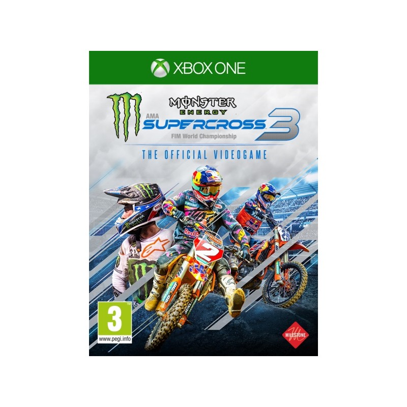 PLAION Monster Energy Supercross - The Official Videogame 3. Xbox One Standard Inglese