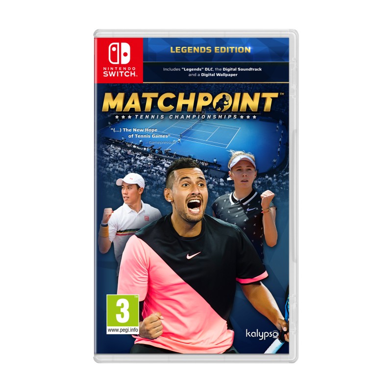 Image of Deep Silver Matchpoint - Tennis Championships Legendary Inglese Nintendo Switch