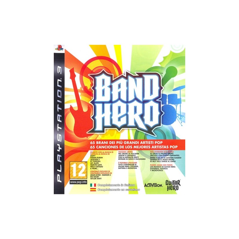 Activision Blizzard Band Hero Software Ps3 Standard ITA PlayStation 3