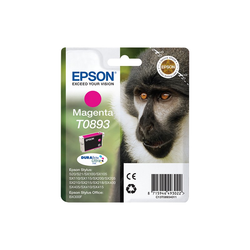 Image of Epson Monkey Cartuccia Magenta