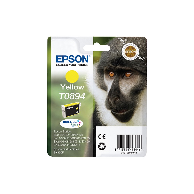 Image of Epson Monkey Cartuccia Giallo