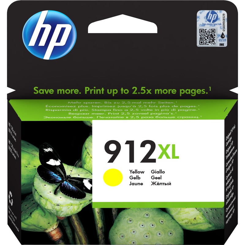 Image of HP Cartuccia di inchiostro giallo originale 912XL ad alta capacità