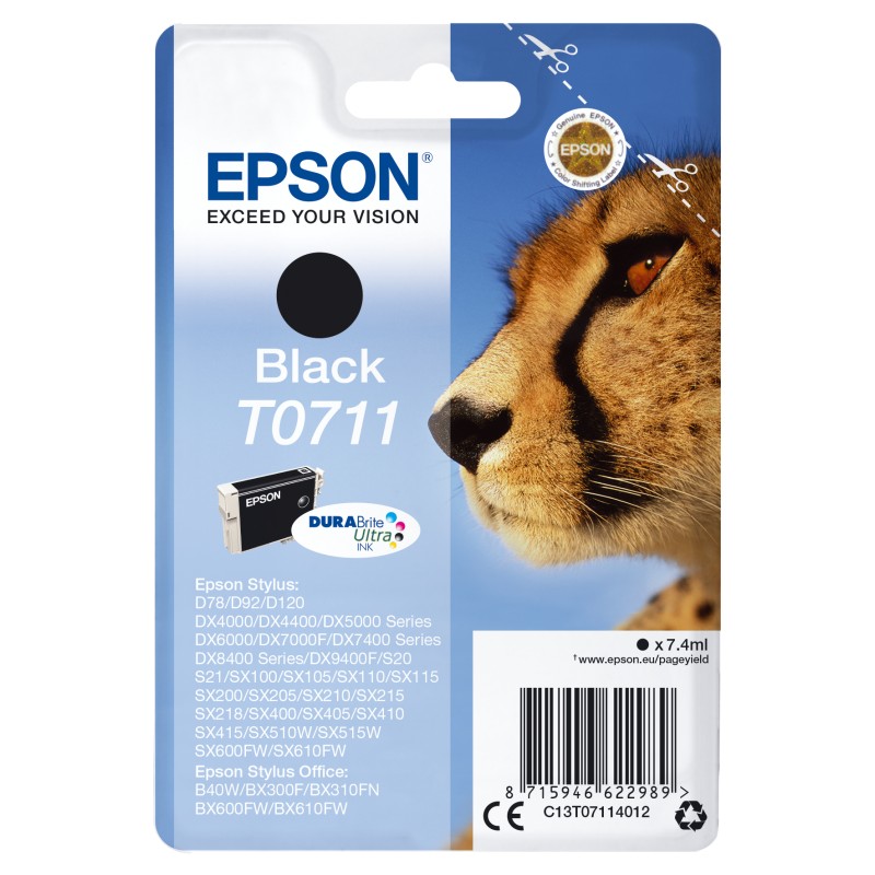 Image of Epson Cheetah Cartuccia Nero