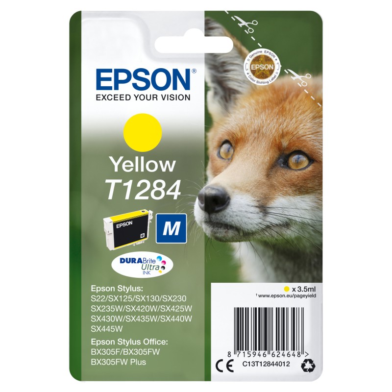 epson - consumer ink (s1) epson fox cartuccia giallo uomo