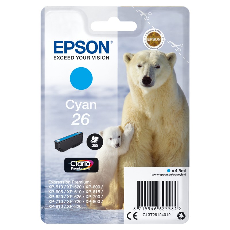 Image of Epson Polar bear Cartuccia Ciano