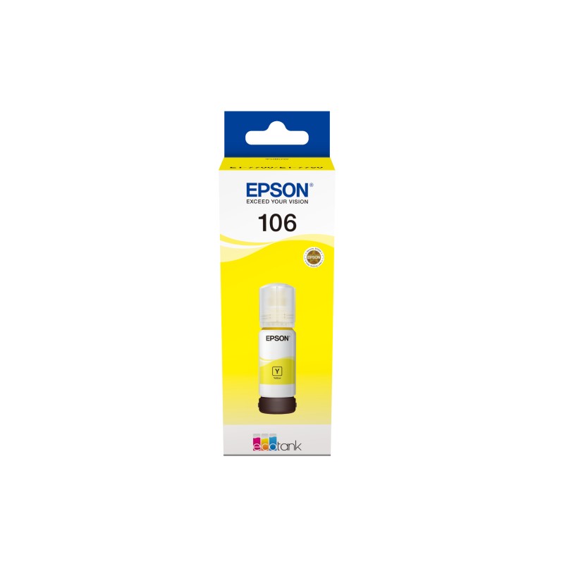 Image of Epson 106 EcoTank Yellow ink bottle
