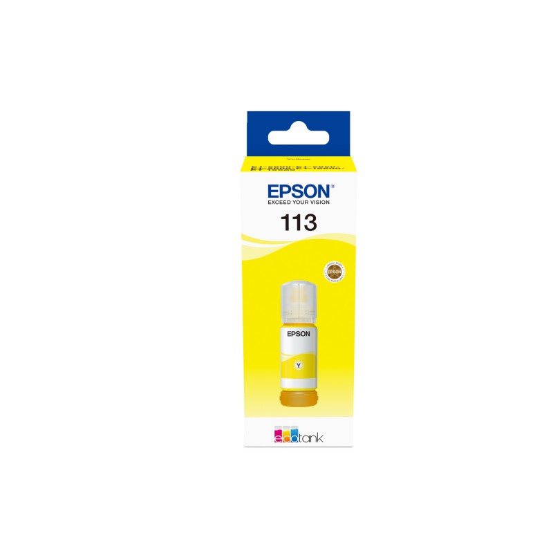 Image of Epson 113 EcoTank Pigment Yellow ink bottle