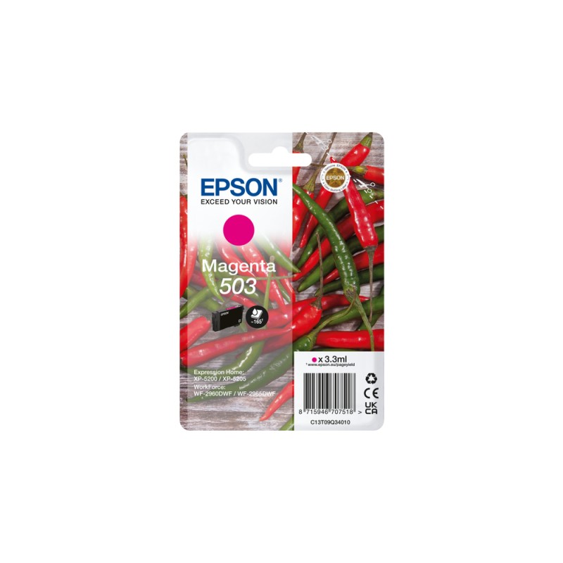 Image of Epson 503 cartuccia Inkjet 1 pz Originale Resa standard Magenta