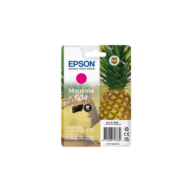 Image of Epson 604 cartuccia Inkjet 1 pz Compatibile Resa standard Magenta