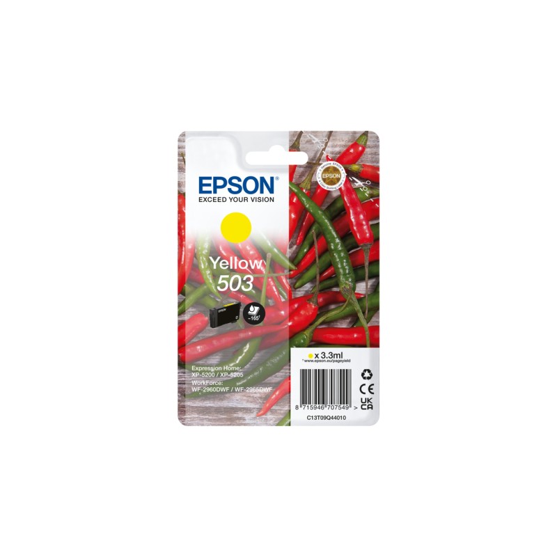 Image of Epson 503 cartuccia Inkjet 1 pz Originale Resa standard Giallo