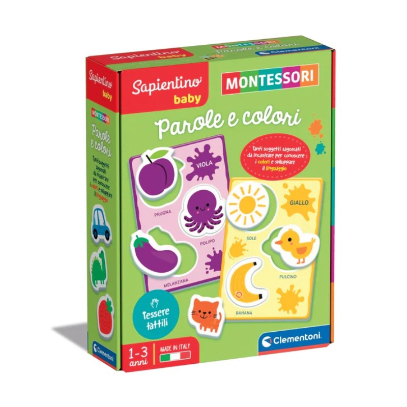 Image of Clementoni Sapientino Montessori Parole e Colori