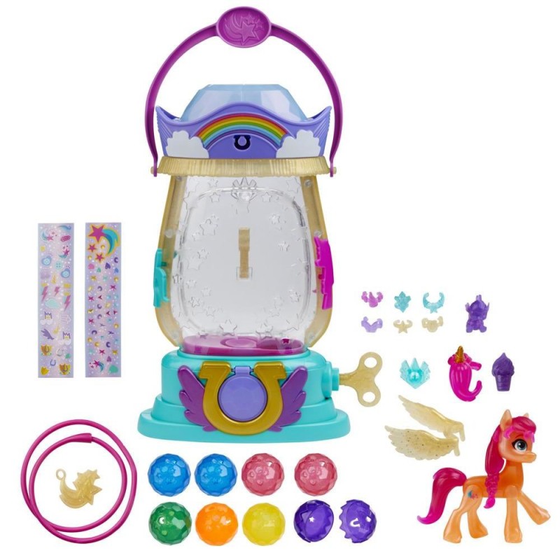 Image of Hasbro My Little Pony Una Nuova Generazione - La Lanterna Magica, giocattolo che si illumina con 25 pezzi